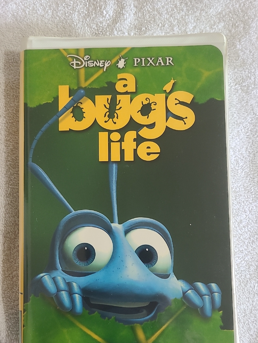 Disney Pixar "A Bug's Life" VHS - Blue Character Artwork